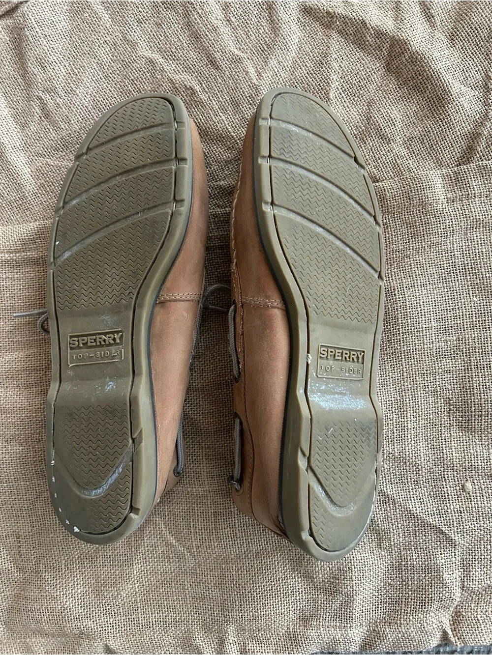 Men’s Sperry Topsider Boat Shoes in Light Brown Classic- Men’s Moccasin. Sz 10.5